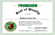 Promaxum Seal of Quality from one of the oldest names in shareware!!!